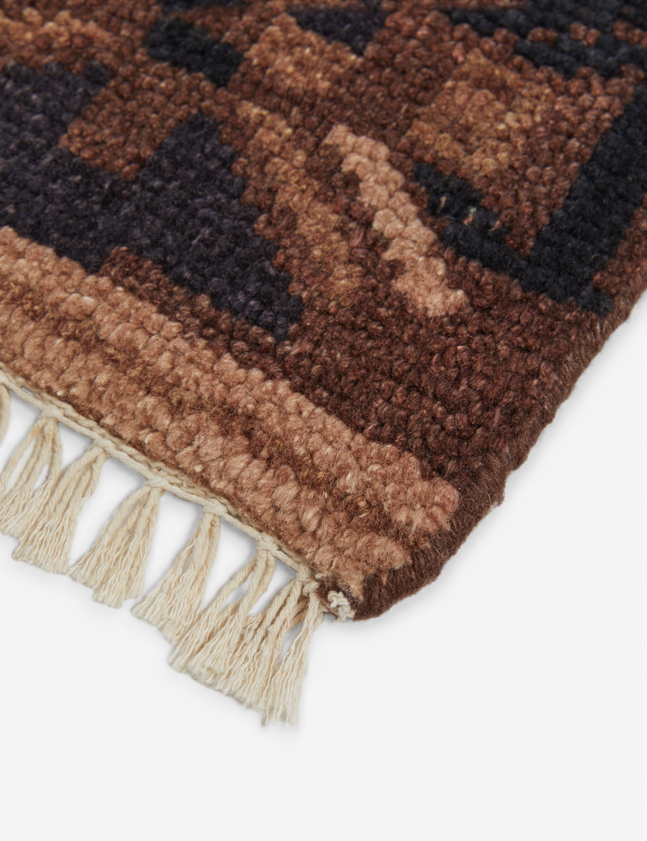 Handmade Caprice Wool Rug Swatch - 18x18 Inch Premium Hand-Knotted Area Rug - Perfect for Living Room, Bedroom & Home Decor