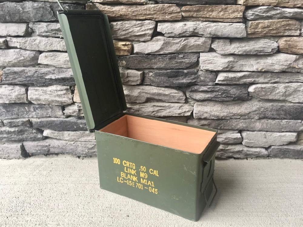 50 Ammodor Tactical Ammo Can Cigar Humidor - Ultimate Package for Cigar Storage & Aging | Perfect for Home, Office, or Outdoor Use