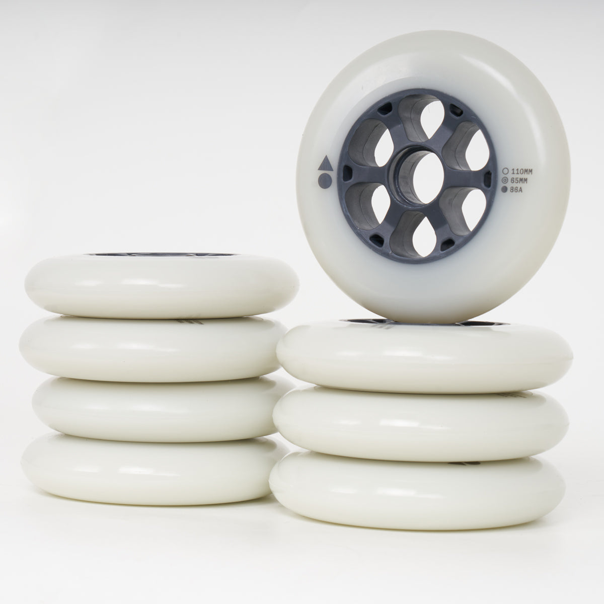Wizard NR110 Wheels - 8-Piece Set for Smooth and Durable Performance | Perfect for Skateboards, Scooters, and Roller Skates