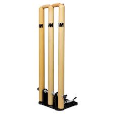 GM Cricket Spring Back Stumps - Durable Cricket Training Equipment for Practice & Backyard Games | Perfect for Cricket Training, Backyard Play & Sports Enthusiasts
