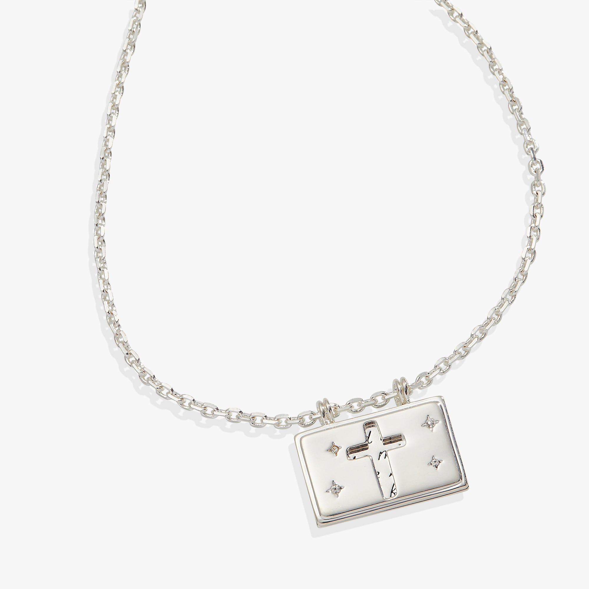 Hidden Message Cross Affirmation Necklace - Inspirational Jewelry for Women, Christian Gifts, Personalized Faith Pendant - Perfect for Daily Wear, Church, Prayer & Special Occasions