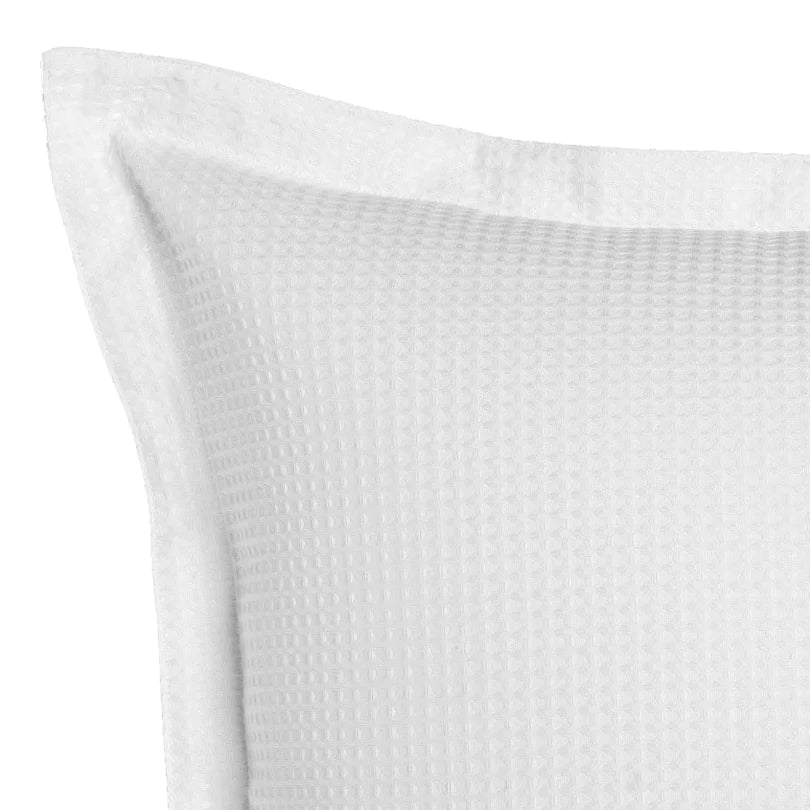 Logan & Mason Platinum Ascot White 30x60cm Long Filled Cushion - Luxury Sofa Pillow for Living Room, Bedroom & Home Decor