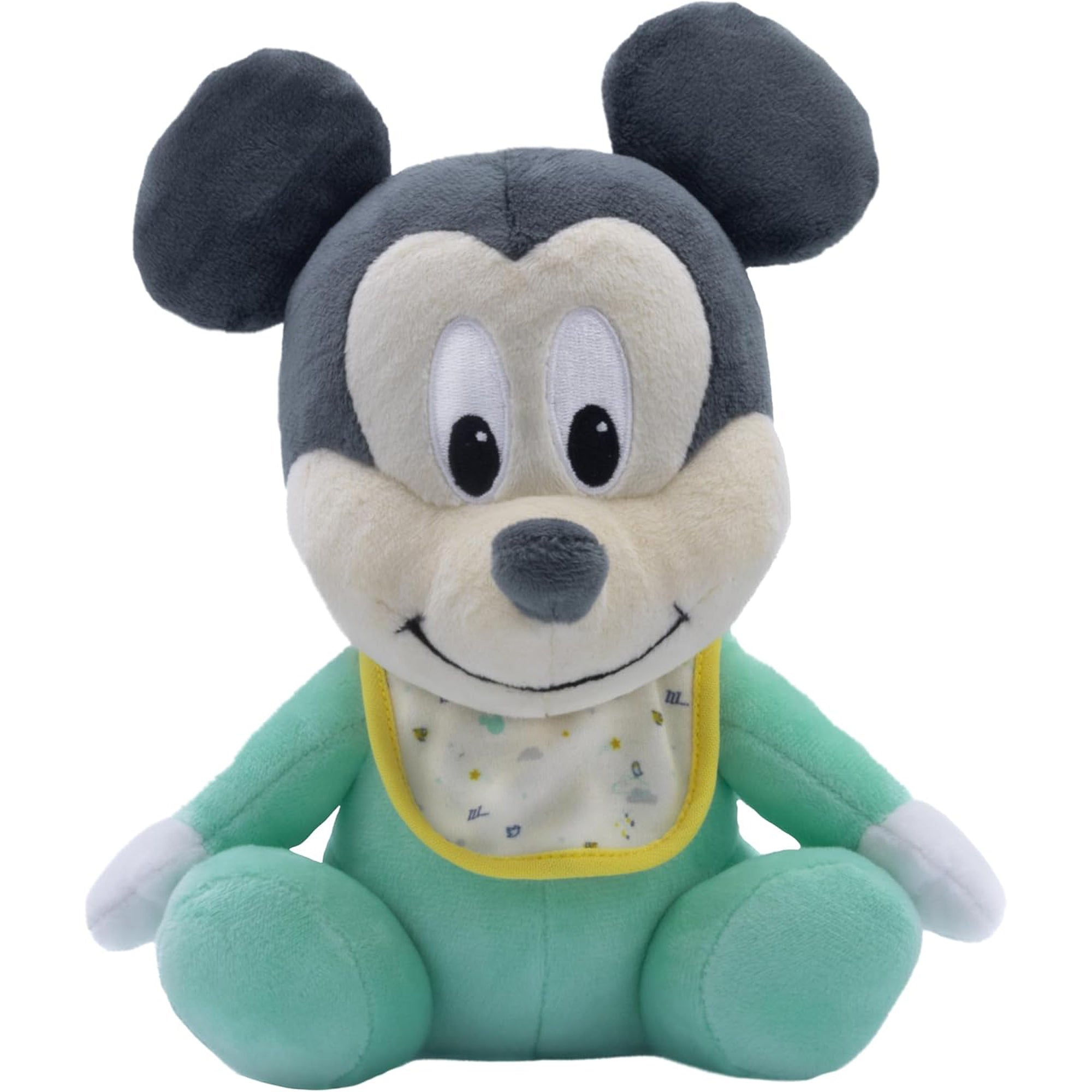 Disney Baby Mickey Mouse Plush Toy - 9 Inch Soft Stuffed Animal for Kids, 1 Count - Perfect for Nursery Decor, Birthday Gifts & Disney Themed Parties
