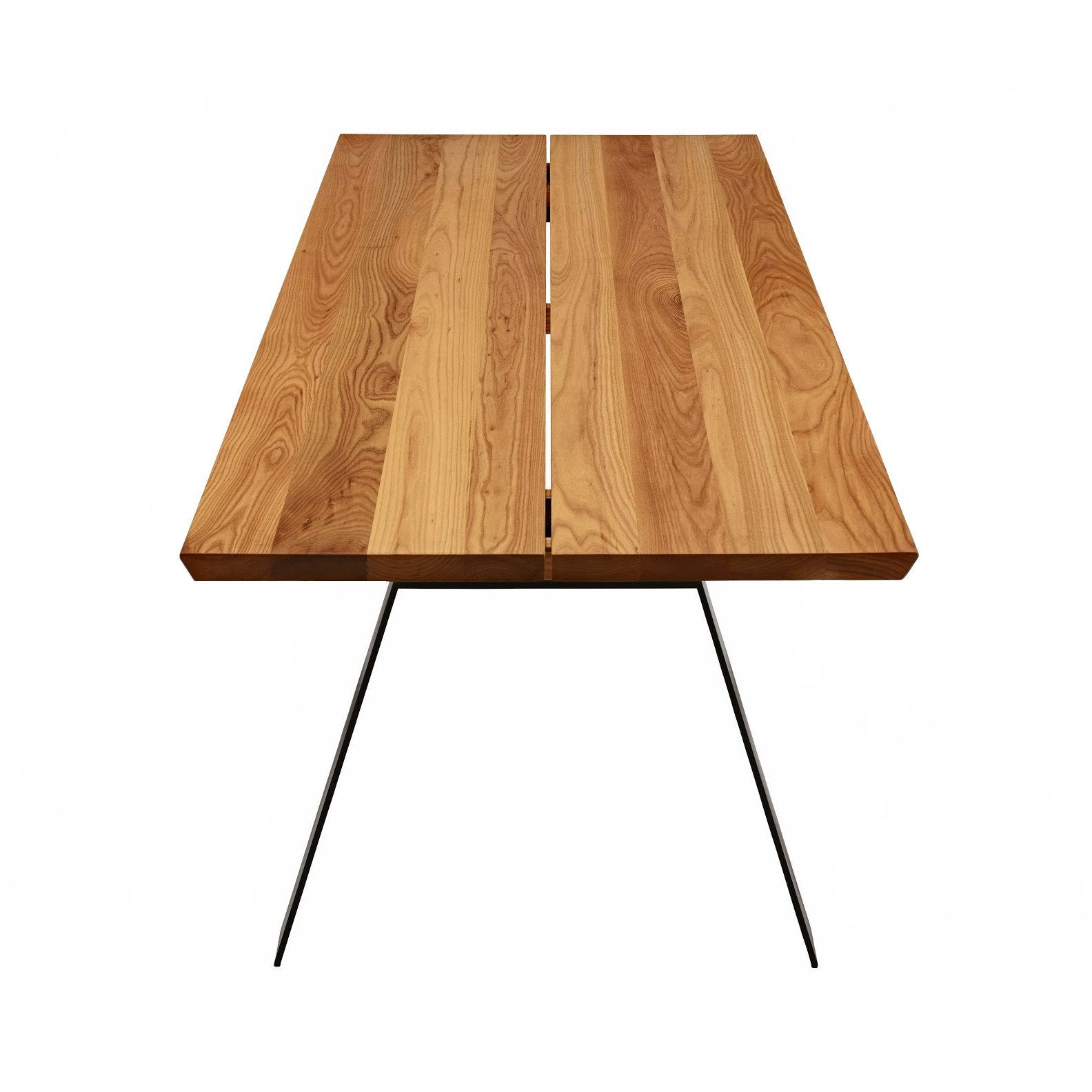 GM3200 Solid Wood Plank Table - Rustic Farmhouse Dining Table for Kitchen & Dining Room - Perfect for Family Gatherings & Dinner Parties