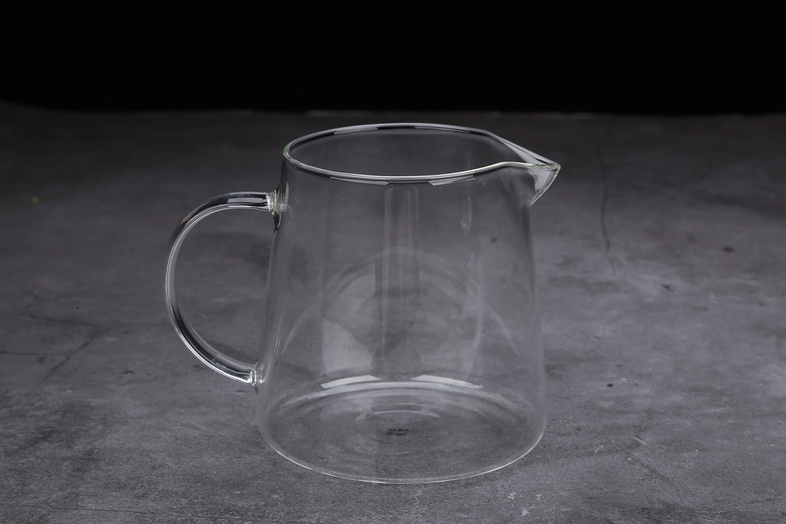 8.5oz Small Glass Pitcher - Mini Tea Serving Pitcher with Handle - Perfect for Iced Tea, Milk, Juice & Cocktails - 1 Pack