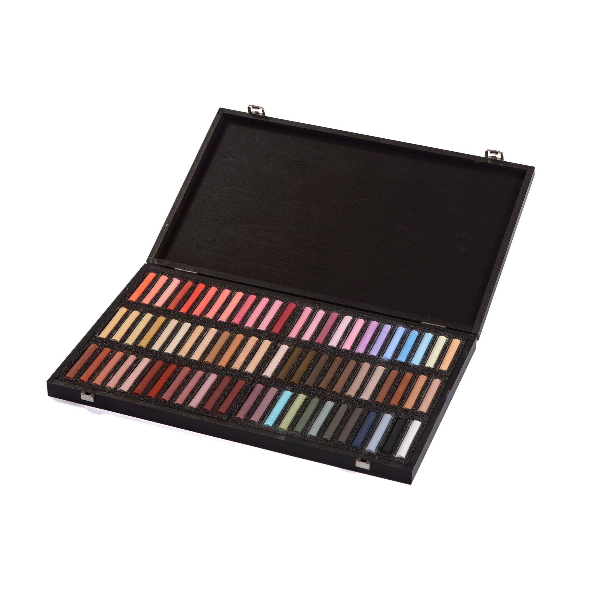 72-Piece Wooden Box Pastel Drawing Set - Soft Pastels for Artists & Beginners - Perfect for Portraits, Landscapes & Sketching