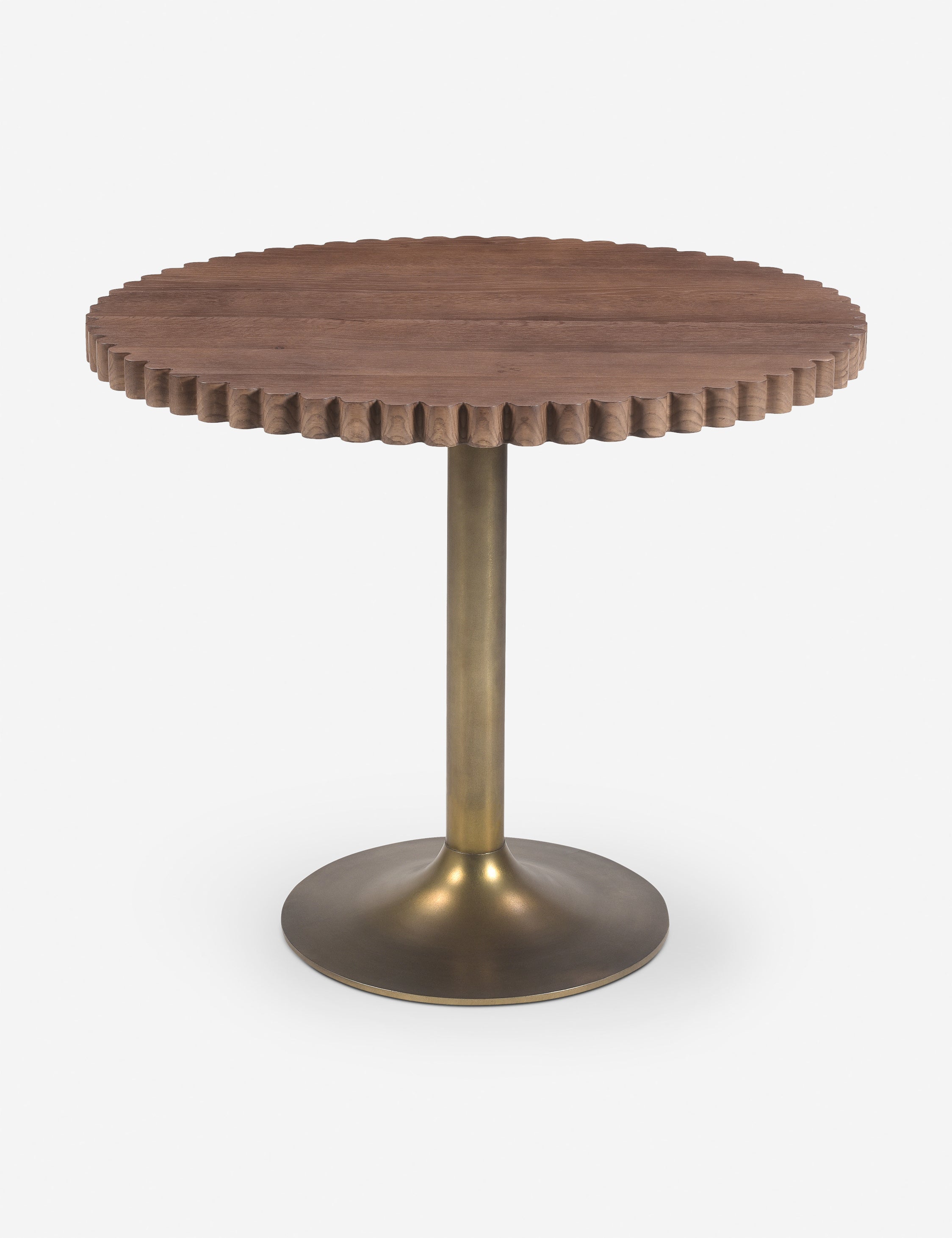 Abruzzo Round Dining Table - 42 Inch Modern Wood Kitchen Table for 4-6 People | Perfect for Small Spaces, Breakfast Nooks & Cozy Family Dinners