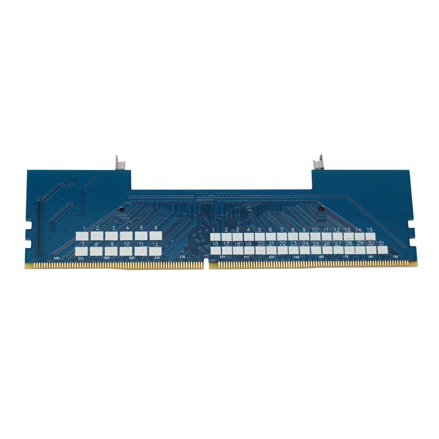 Jufjsfy DDR4 SO-DIMM to DIMM Memory Adapter - Convert Laptop RAM to Desktop PC - Upgrade Computer Memory Easily - Perfect for Gaming PCs, Workstations & Home Office Setups