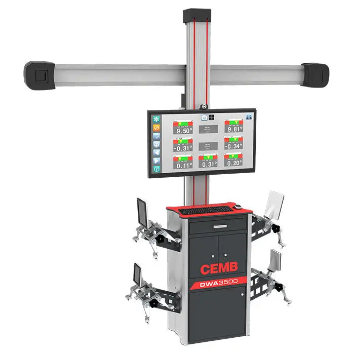 Cemb DWA3500 3D HD Wheel Alignment System - Professional Auto Wheel Alignment Machine for Cars & Trucks | Perfect for Auto Repair Shops, Garages & Mechanics