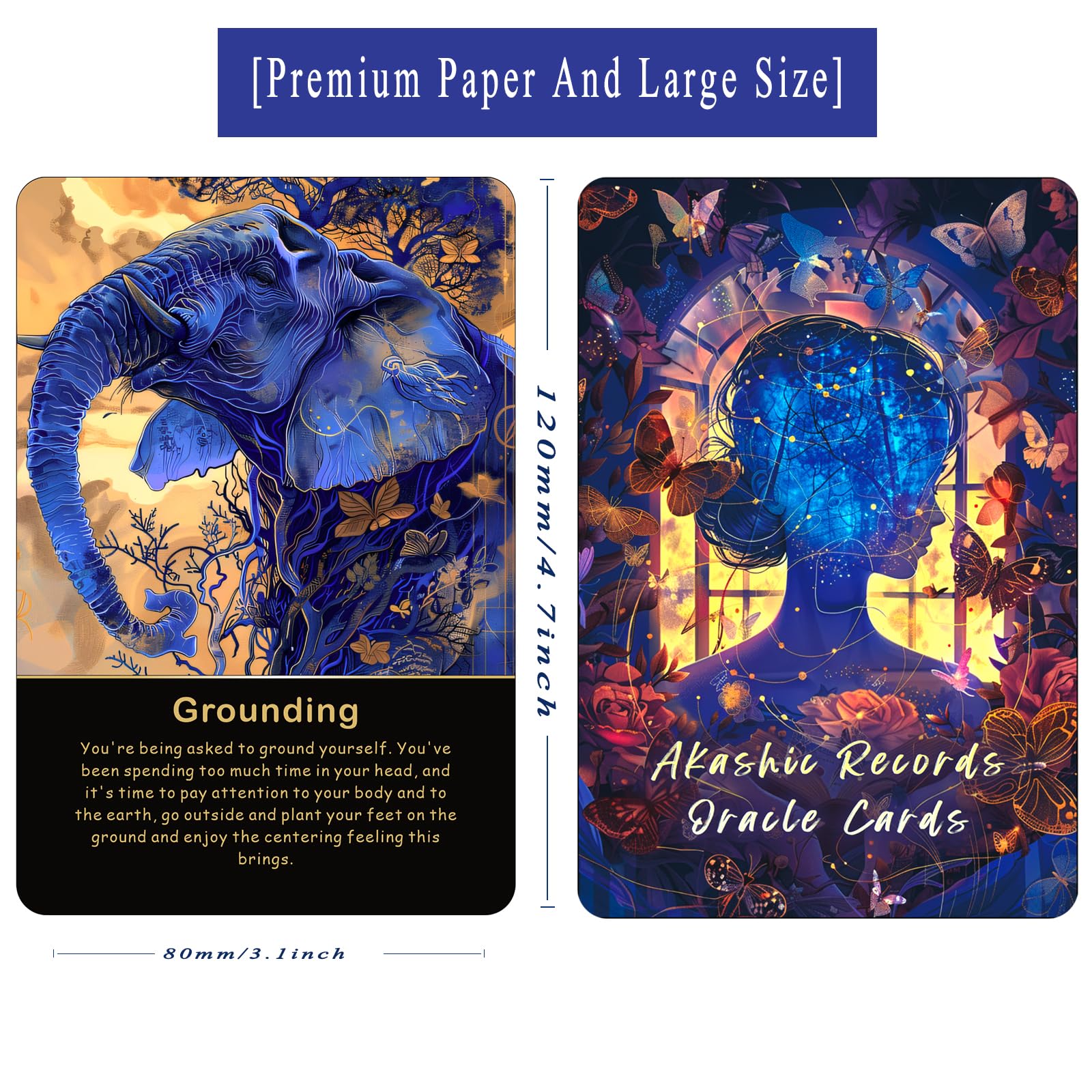 Akashic Oracle Cards for Beginners - 75-Card Energy Healing Deck for Soul Truth & Karmic Cleansing | Spiritual Guidance, Meditation & Divination Tool