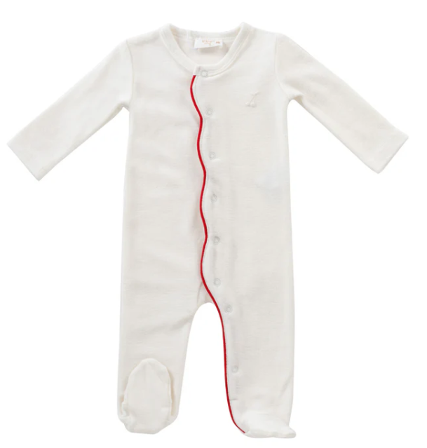 KIPP Scallop Terry Stretch Baby Romper - Soft & Comfortable Outfit for Infants (9M, 12M) | Perfect for Playtime, Daycare & Family Photos