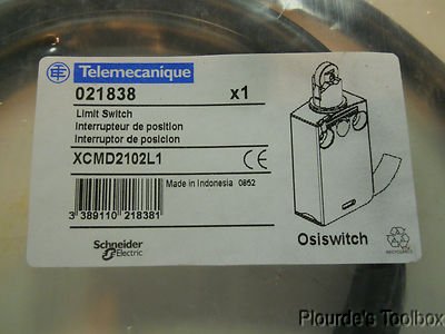 Original Title: New SCHNEIDER ELECTRIC Telemecanique 021838 Limit Switch XCMD2102L1, Osiswitch   Optimized Title: SCHNEIDER ELECTRIC Telemecanique XCMD2102L1 Limit Switch (021838) - Osiswitch Series - Durable Industrial Safety Switch for Automation & Machinery Control