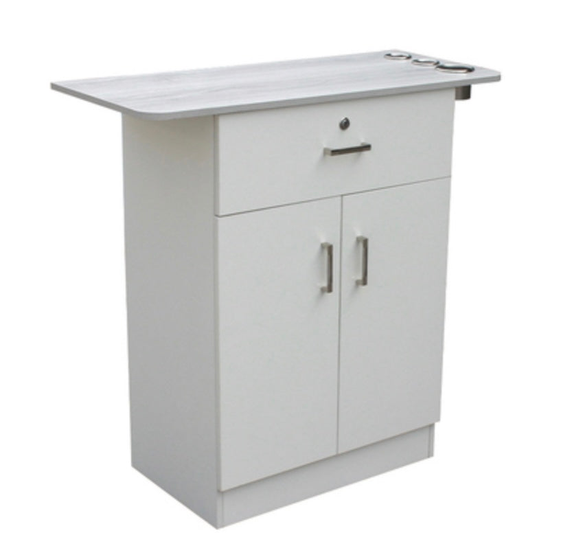 Chloe Styling Station - Professional Hair Styling Table with Mirror & Storage for Salons & Home Use | Perfect for Hairdressers, Makeup Artists & Beauty Enthusiasts