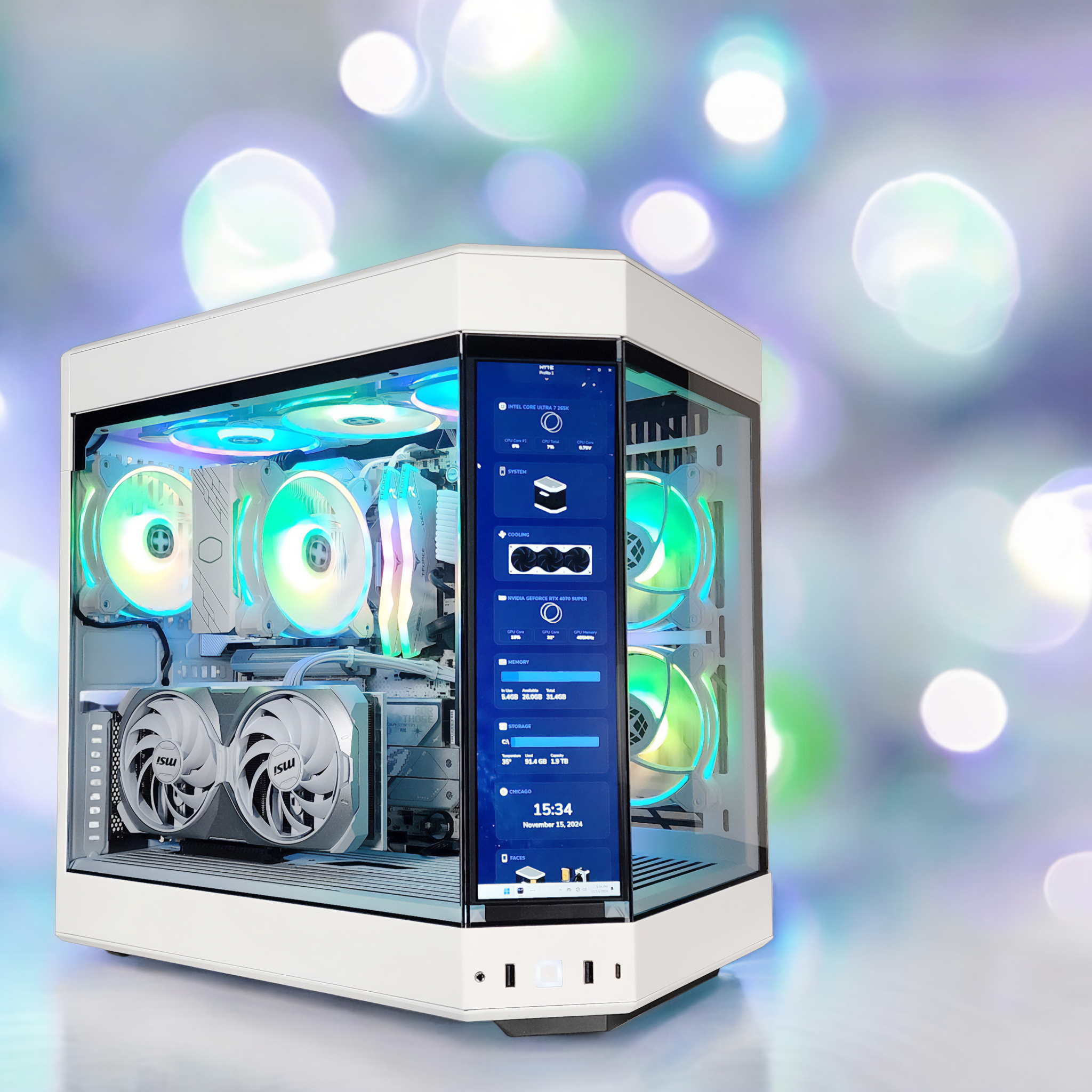 Y60 Ghost Extreme Gaming PC - Ready to Ship | High Performance Computer for VR, Streaming & Esports | Perfect for Home Gaming Setup & Office Workstation