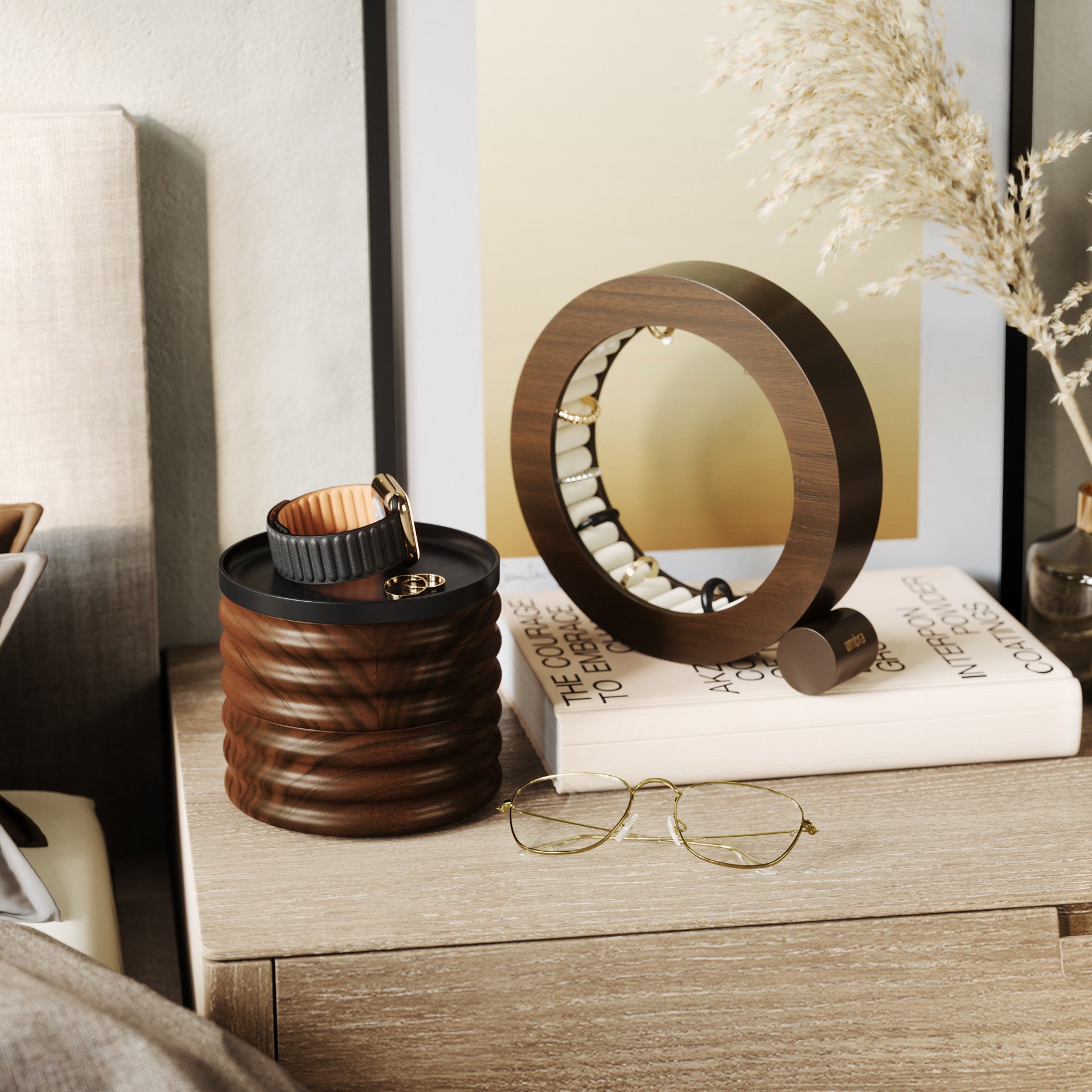 Tesora Solid Wood Storage Box - Handcrafted Organizer for Home, Office & Nursery - Perfect for Jewelry, Toys, Keepsakes & More