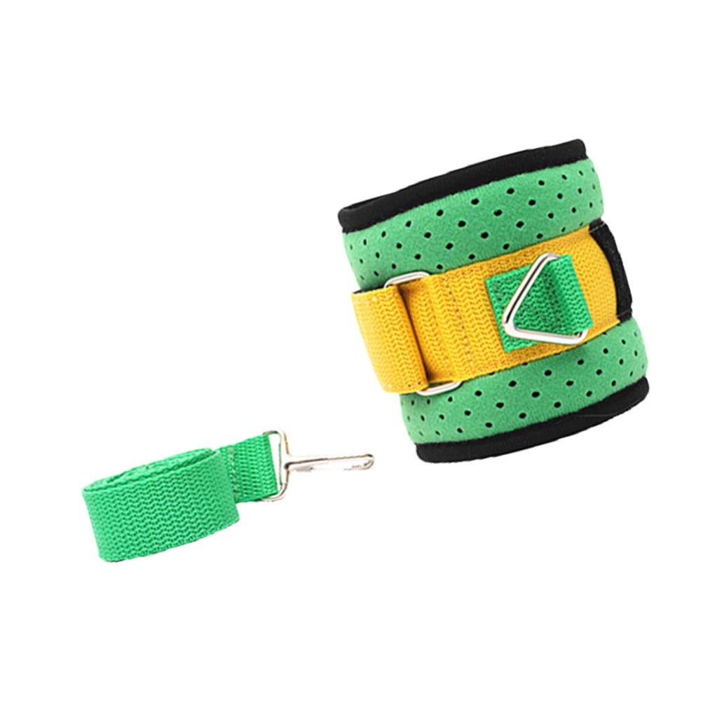 Healifty Adjustable Patient Restraint Braces with Kickstand - Green Medical Supplies for Elderly & Disabled Care - Ideal for Hospitals, Nursing Homes & Home Healthcare