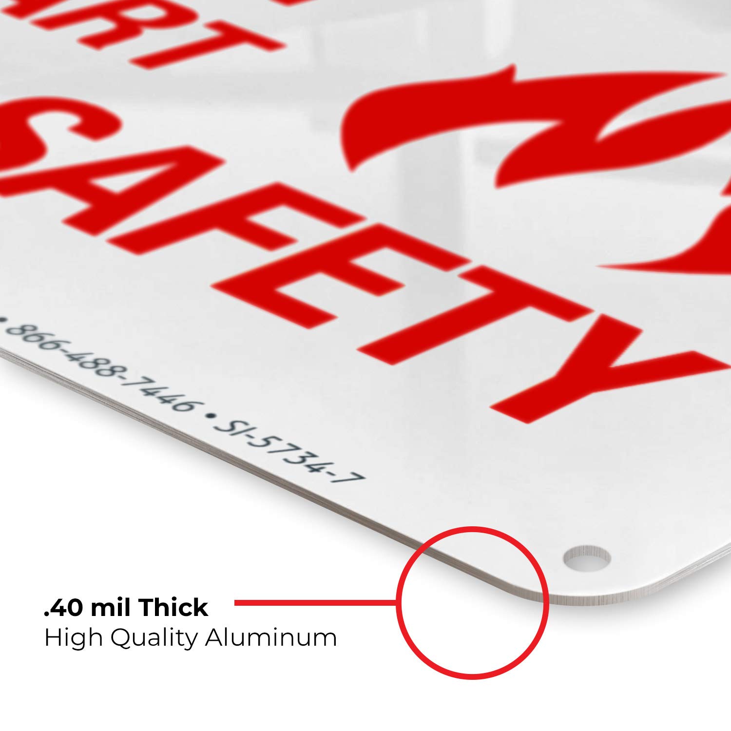 Fire Safety Sign - Stop Fires Before They Start | 10x7 Inch Rust-Free .040 Aluminum Sign | Fade-Resistant for Indoor & Outdoor Use | Made in USA | Perfect for Workplaces, Schools & Public Safety Areas