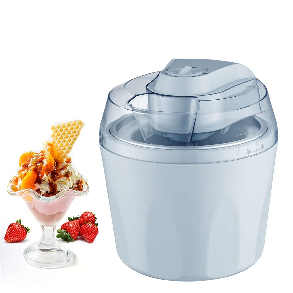 1.5 Quart Electric Ice Cream Maker Machine for Homemade Gelato, Frozen Yogurt & Sorbet - Soft Serve Ice Cream Maker for Home Use - Perfect for Parties, Dessert Making & Family Treats