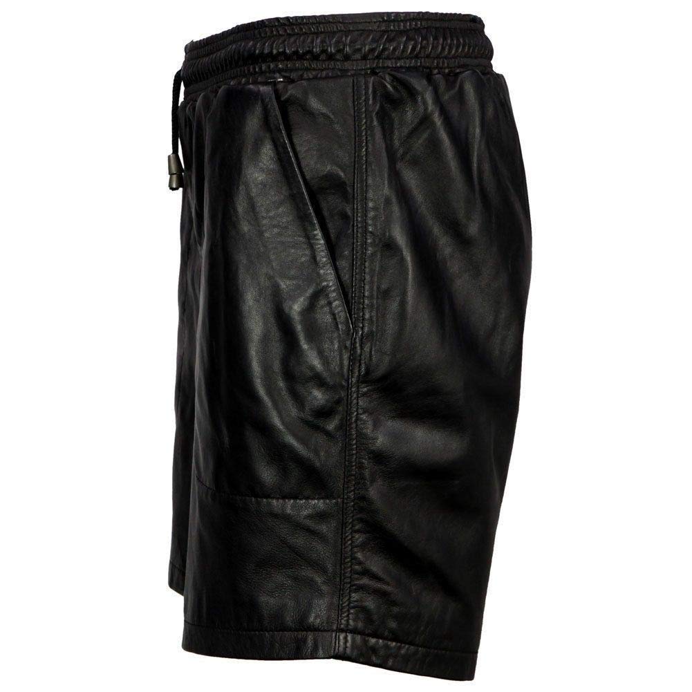 Genuine Lambskin Leather Shorts for Men - Koza Leathers MS001 | Stylish & Comfortable for Casual Wear, Motorcycle Riding & Outdoor Activities