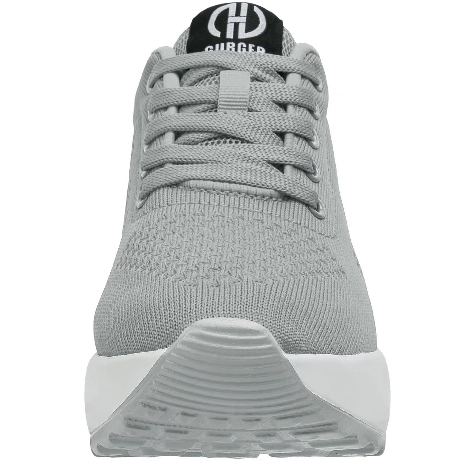 Women's Hidden Wedge Sneakers - Comfortable Platform Walking Shoes for Casual Outfits & Everyday Wear