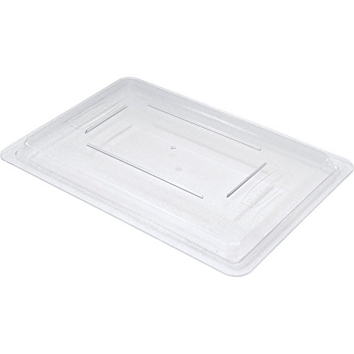 Rubbermaid Clear Polyethylene Tote Box Lids - Set of 6 - Compatible with Models 4444532 & 4444632 - Durable Storage Solution for Home, Office, and Warehouse Organization
