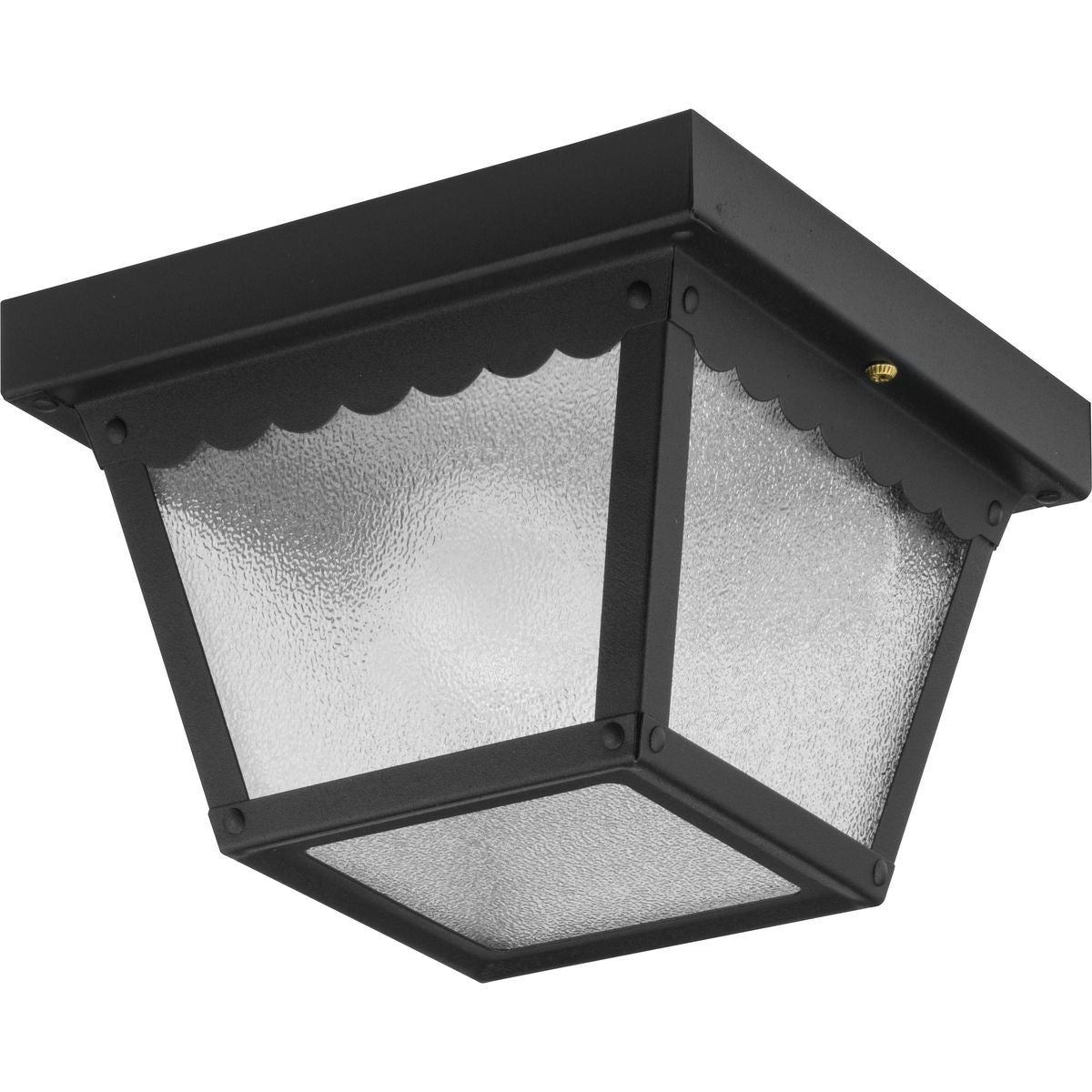 7 1/2 Inch Flush Mount Ceiling Light Fixture - Indoor/Outdoor LED Lighting for Bedroom, Kitchen, Porch & Patio