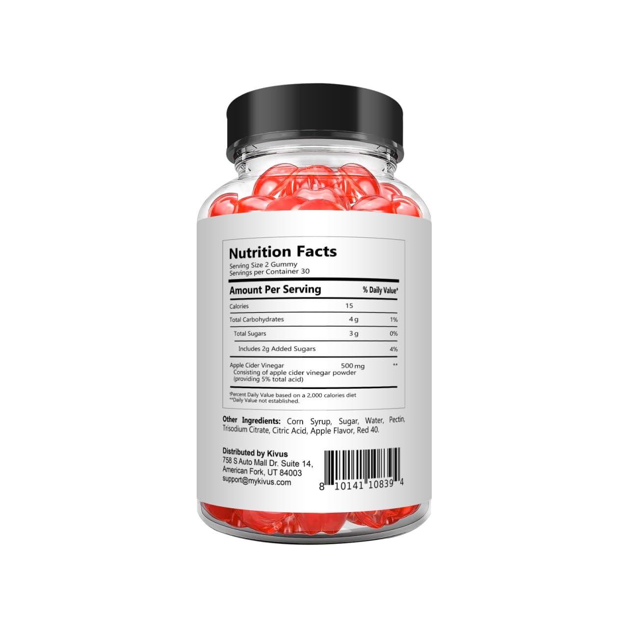 Kivus Let’s Keto Gummies with Apple Cider Vinegar (ACV) - 60 Count, Sugar-Free Ketogenic Diet Supplement for Weight Loss & Energy Boost - Perfect for Low-Carb Lifestyle & On-the-Go Snacking