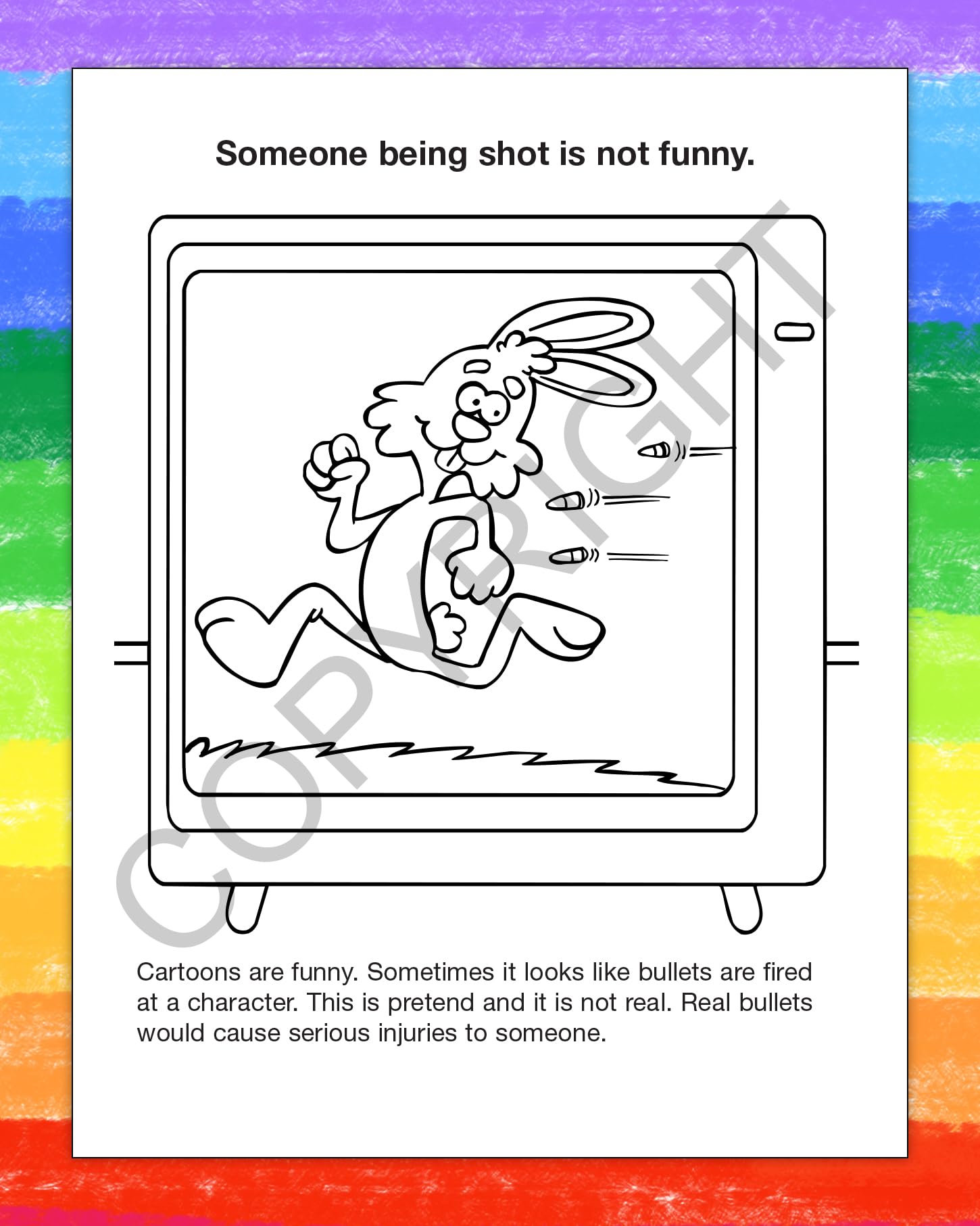 ZOCO Gun Safety Educational Coloring Books - 50 Pack Bulk (No Crayons Included) - Firearm Safety for Kids - Police Handout with Games, Puzzles & Activities | Perfect for School Safety Programs, Community Events & Child Gun Awareness Education