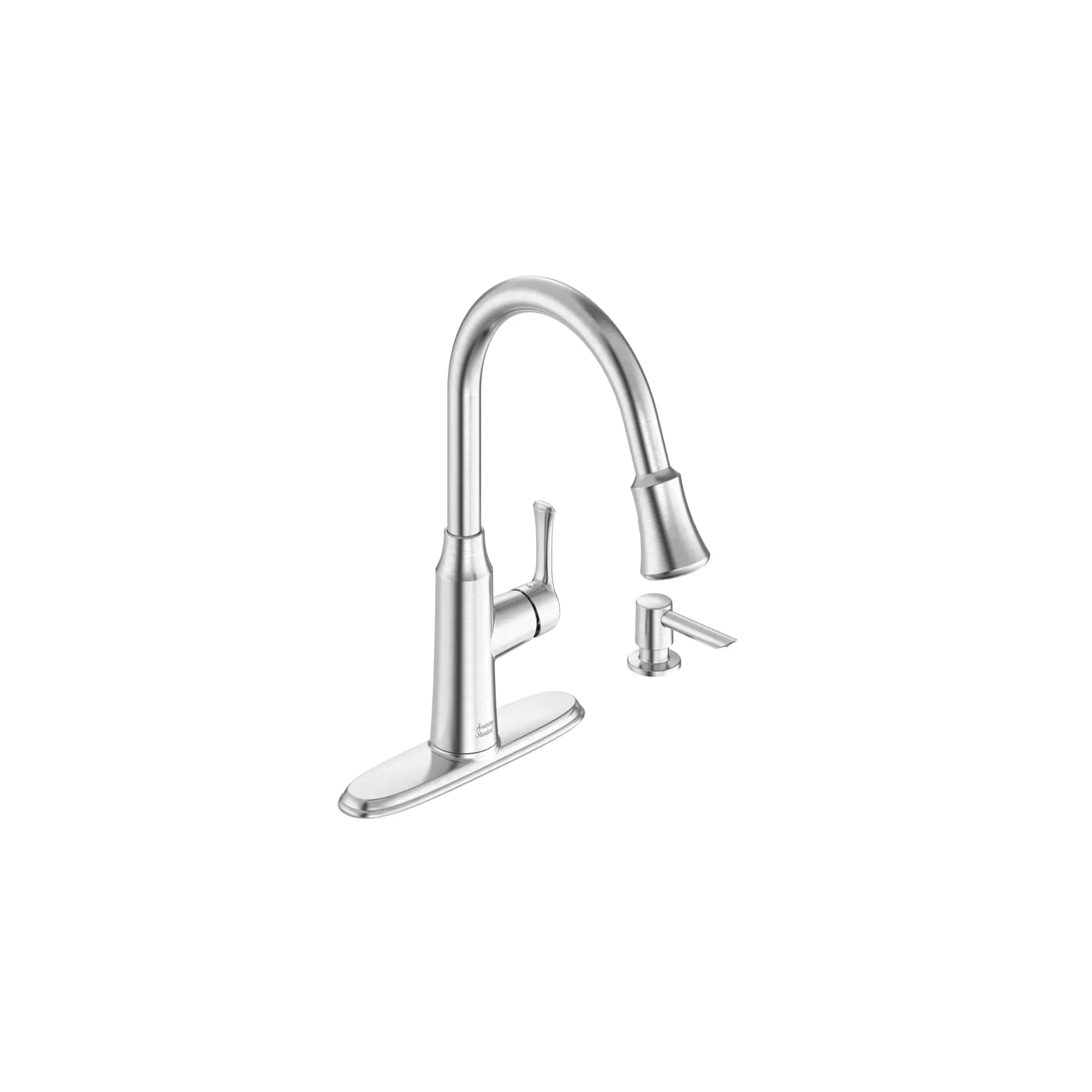 Ellis Pull Down Kitchen Faucet - Modern Stainless Steel Single Handle Sprayer with High Arc Spout for Easy Cleaning | Perfect for Home Kitchen Sink, Dishwashing & Food Prep