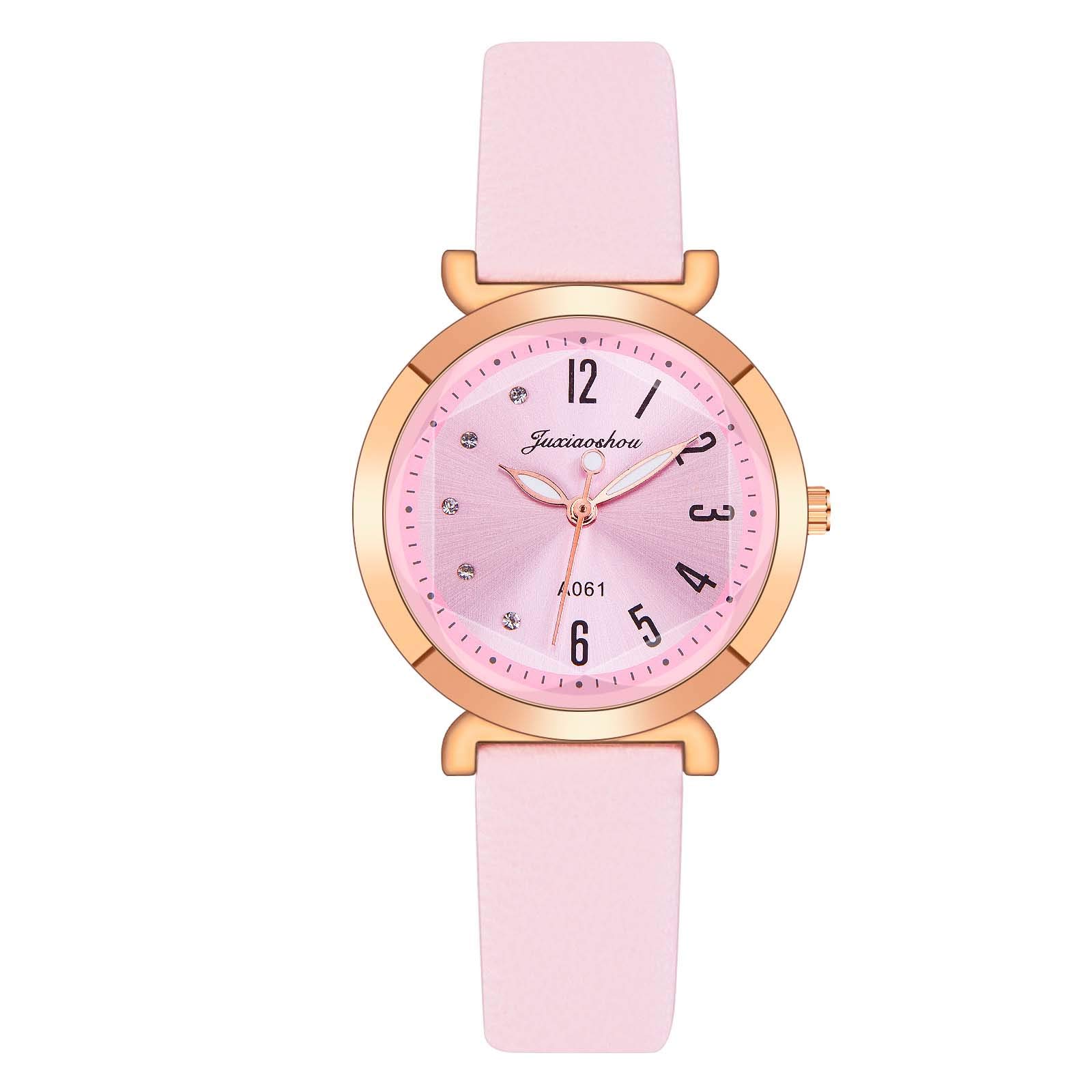 Elegant Women's Quartz Watch - Minimalist Fashion with Leather Strap, Perfect Gift for Her - Ideal for Office, Casual Wear & Special Occasions
