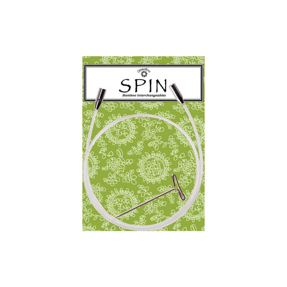 ChiaoGoo Spin Cable Nylon 125cm Large - 1pc Knitting Needle for Crochet, Weaving & Craft Projects - Perfect for Yarn, Wool & DIY Handmade Accessories