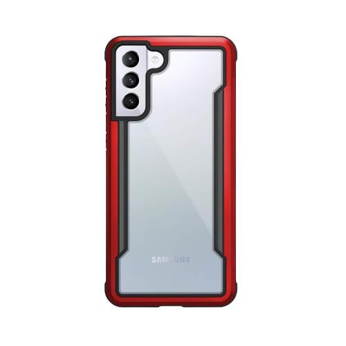Samsung Galaxy S21 Case - Shockproof & Slim Protective Cover with Raptic Shield Technology | Perfect for Everyday Use, Travel & Outdoor Activities (Red)