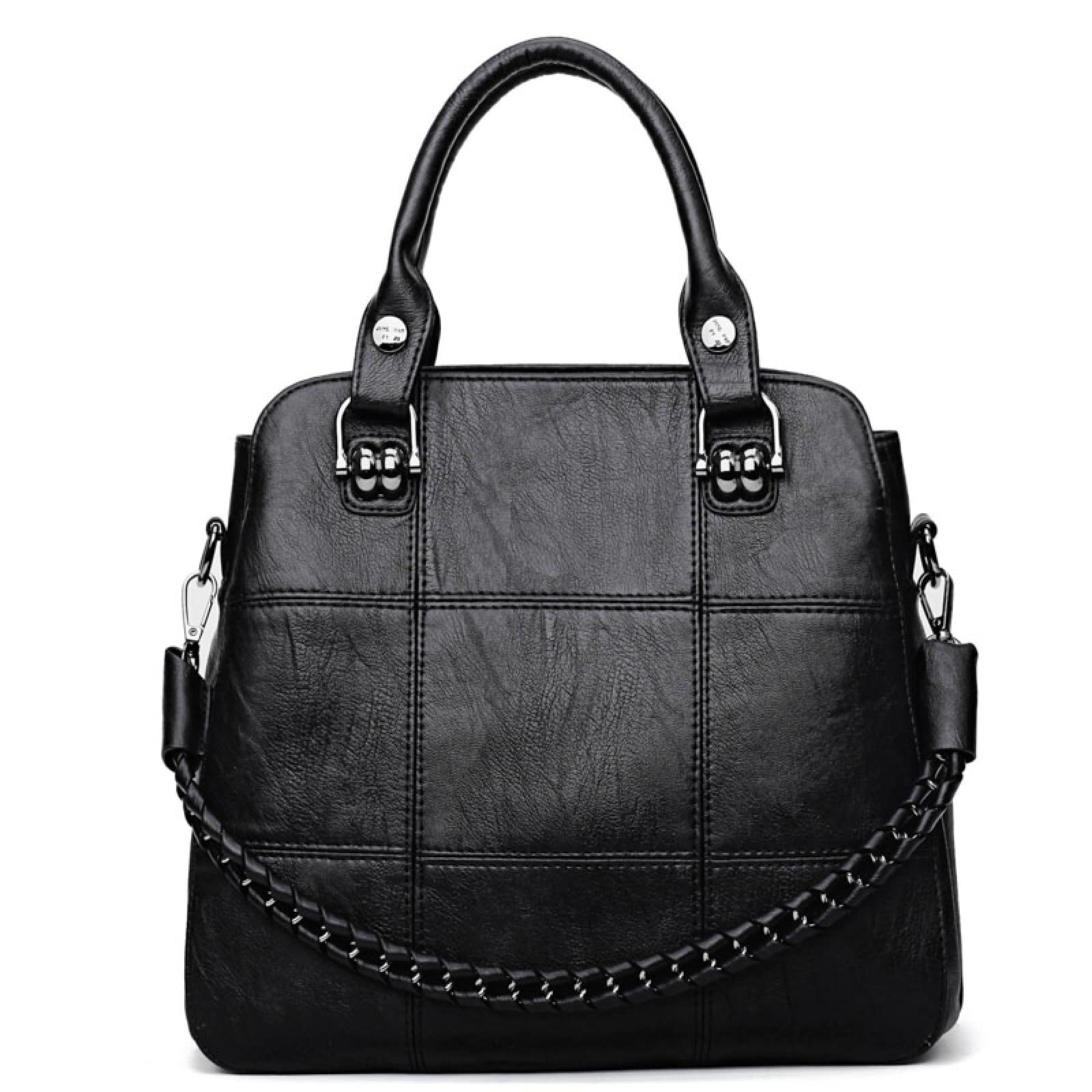 Luxury Vintage Leather Crossbody Bags for Women - Casual Large Shoulder Bag for Daily Use