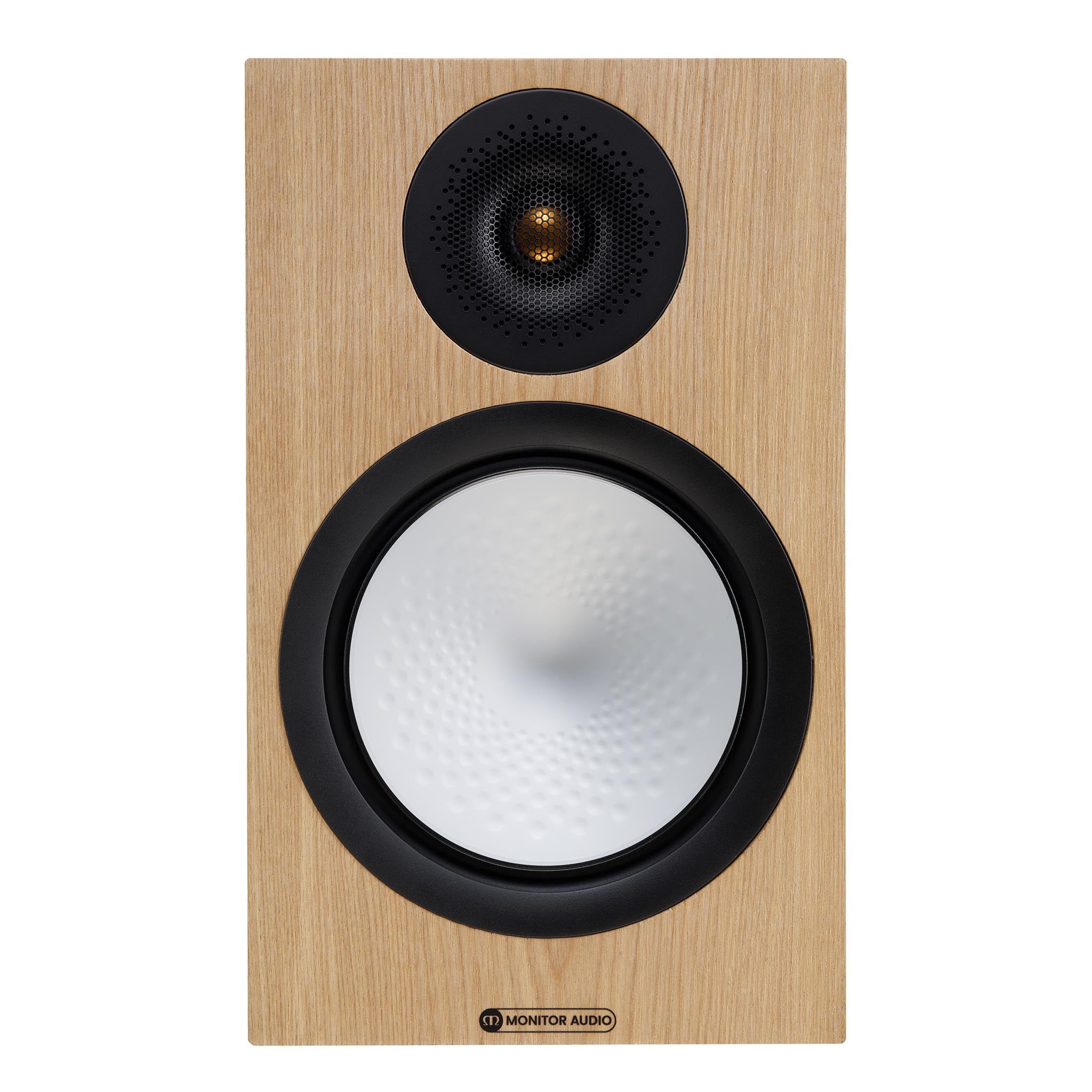 Monitor Audio Silver 100 7G Bookshelf Speakers (Pair) - HiFi Home Audio System for Living Room, Home Theater & Music Listening