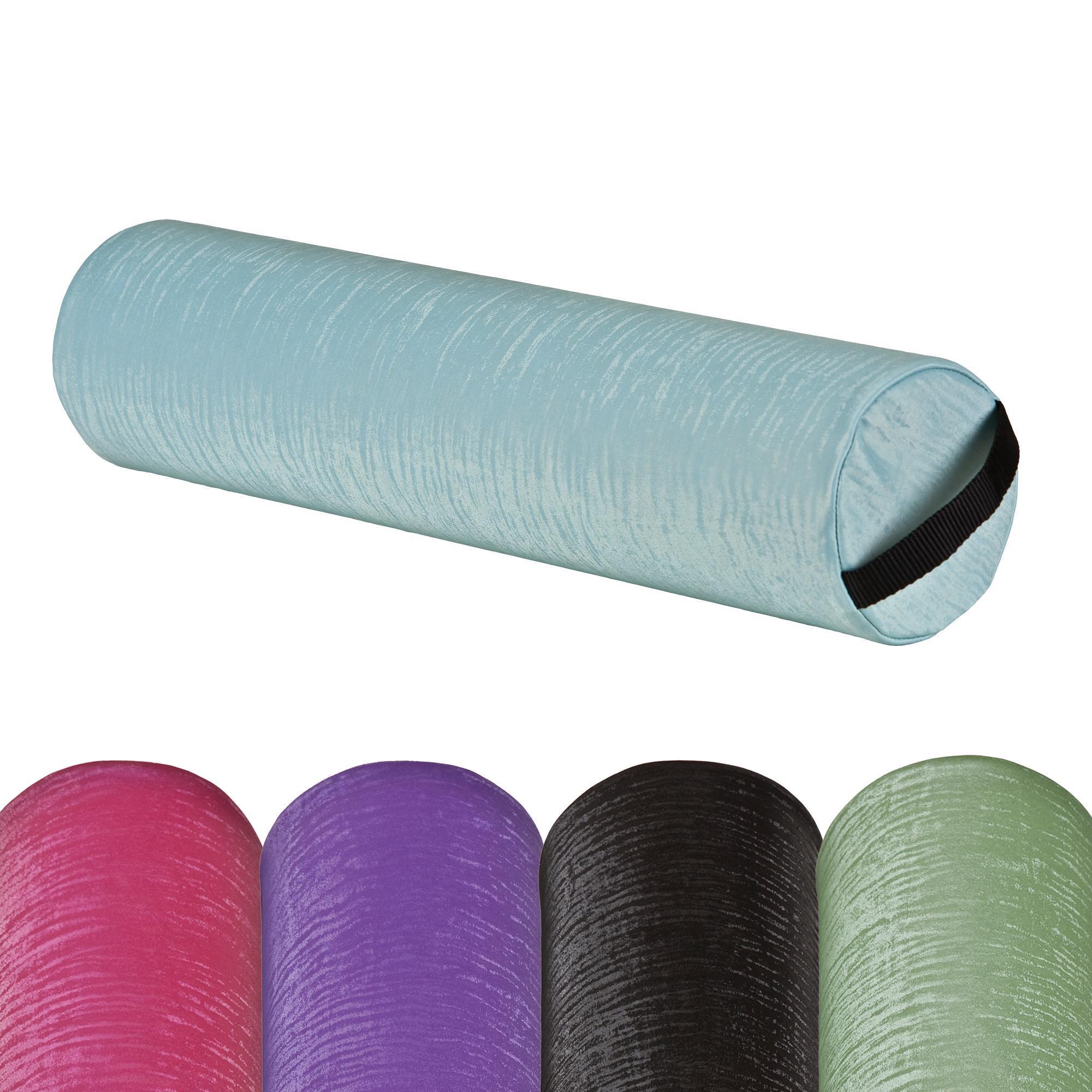 Earthlite Full Round Bolster - Premium Yoga Bolster for Deep Stretching & Relaxation - Ideal for Yoga, Meditation & Physical Therapy Sessions