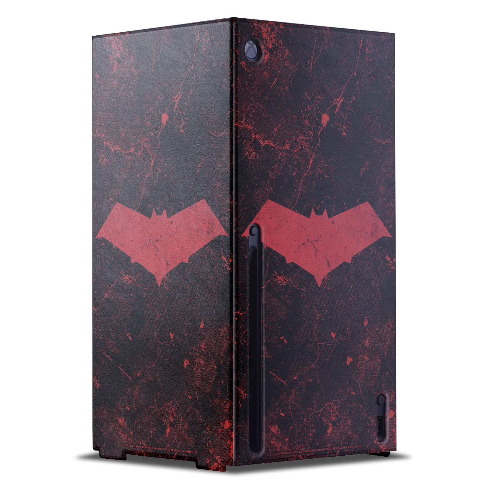 Official Licensed Batman DC Comics Red Hood Logos & Comic Wrap Gaming Console Skin - Compatible with Xbox Series X - Perfect for Gamers & Superhero Fans
