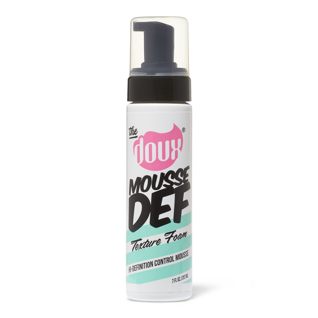 The Doux Mousse Def - Lightweight Curl Defining Mousse for Natural Hair - Perfect for Wash & Go, Twist Outs, and Defined Curls