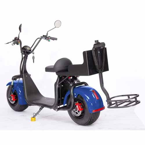 2000W 60V Electric Fat Tire Trike - 3 Wheel Scooter Moped Bike with Golf Rack, Similar to CityCoco Bike CT 3G - Perfect for Commuting, Golf Course Transport & Urban Adventure