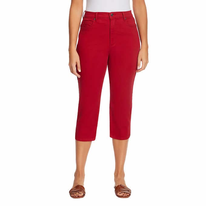Gloria Vanderbilt Women's Amanda Capri Jeans - Classic Stretch Denim Pants for Casual Wear & Everyday Comfort