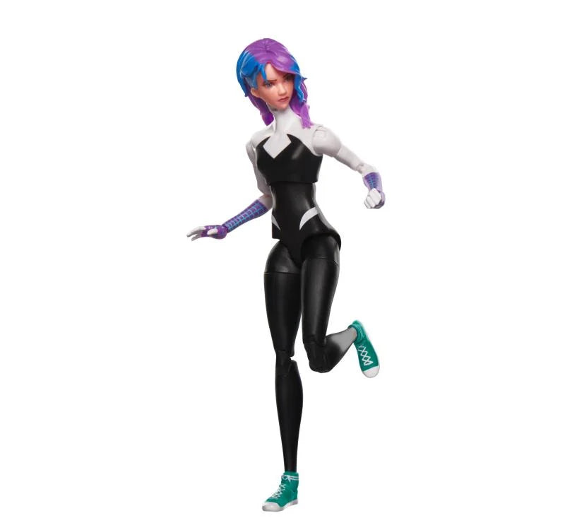 Marvel Legends Spider-Man: Across the Spider-Verse Spider Gwen Action Figure - Collectible Toy for Marvel Fans & Movie Lovers | Perfect for Display, Gifts, and Cosplay Accessories