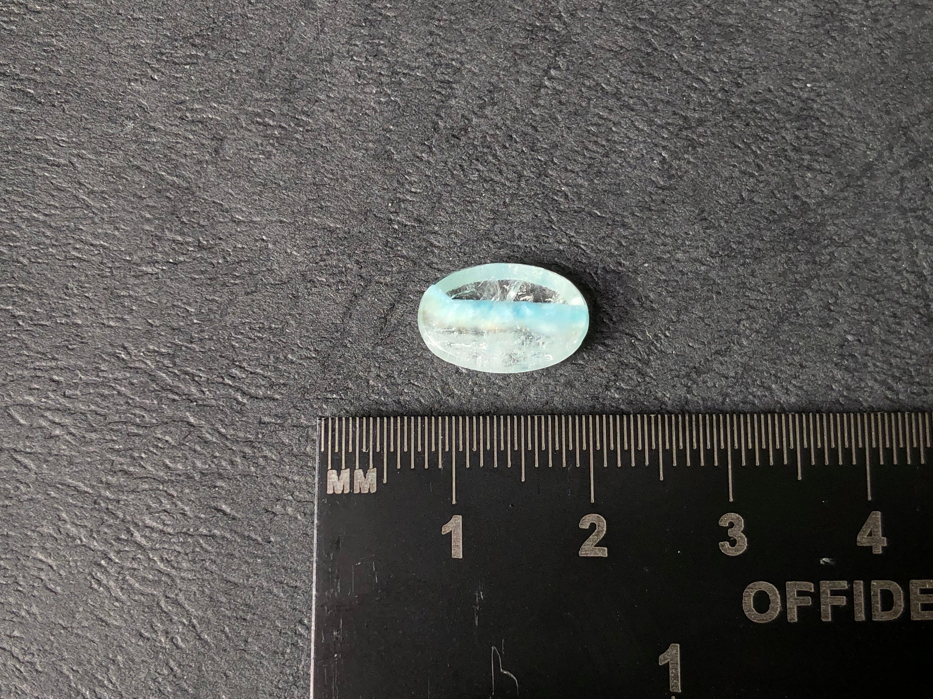 GILALITE Cabochon Gemstone - Medusa Paraiba Quartz Striped Oval for Jewelry Making (43836) | Perfect for Necklaces, Rings & DIY Craft Projects