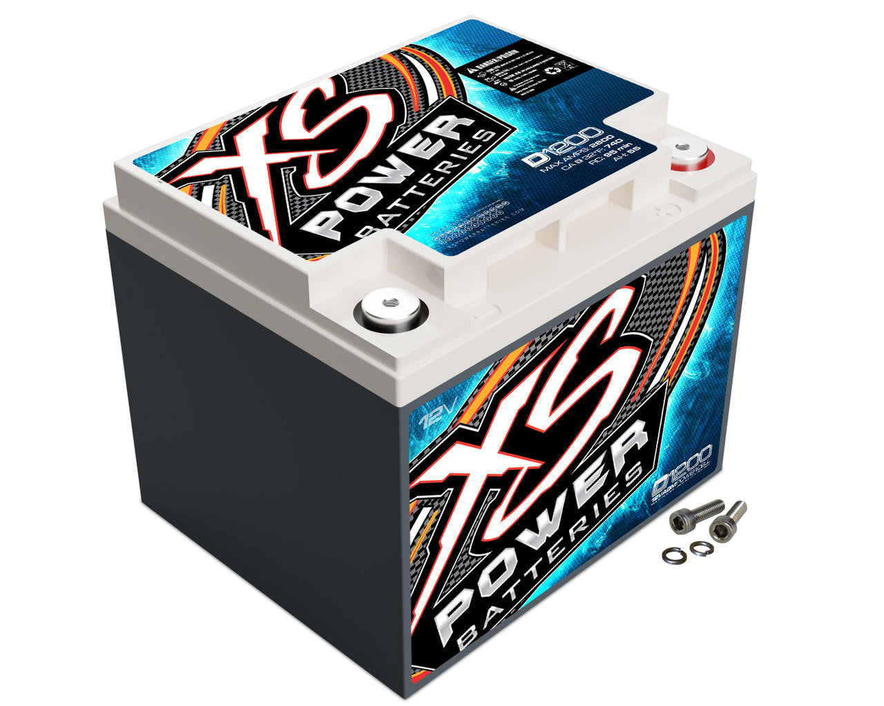 XS POWER D1200 3000W High Performance AGM Car Audio Battery - Perfect for Subwoofers, Amplifiers & Competition Sound Systems