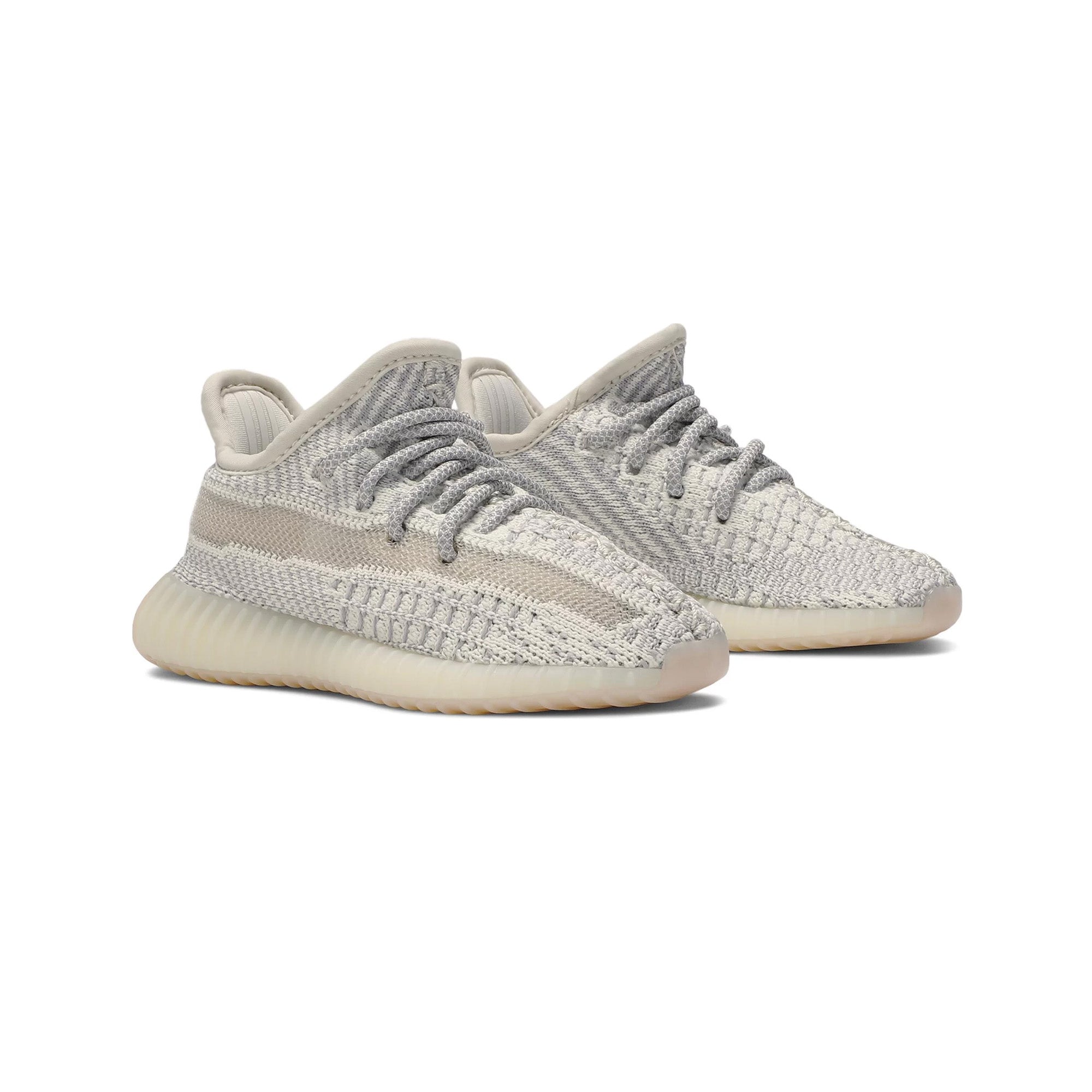 Adidas Yeezy Boost 350 V2 'Lundmark' Infant Shoes - Light Beige Knit Sneakers for Babies & Toddlers (2019 Release) | Comfortable Walking & Casual Wear for Kids