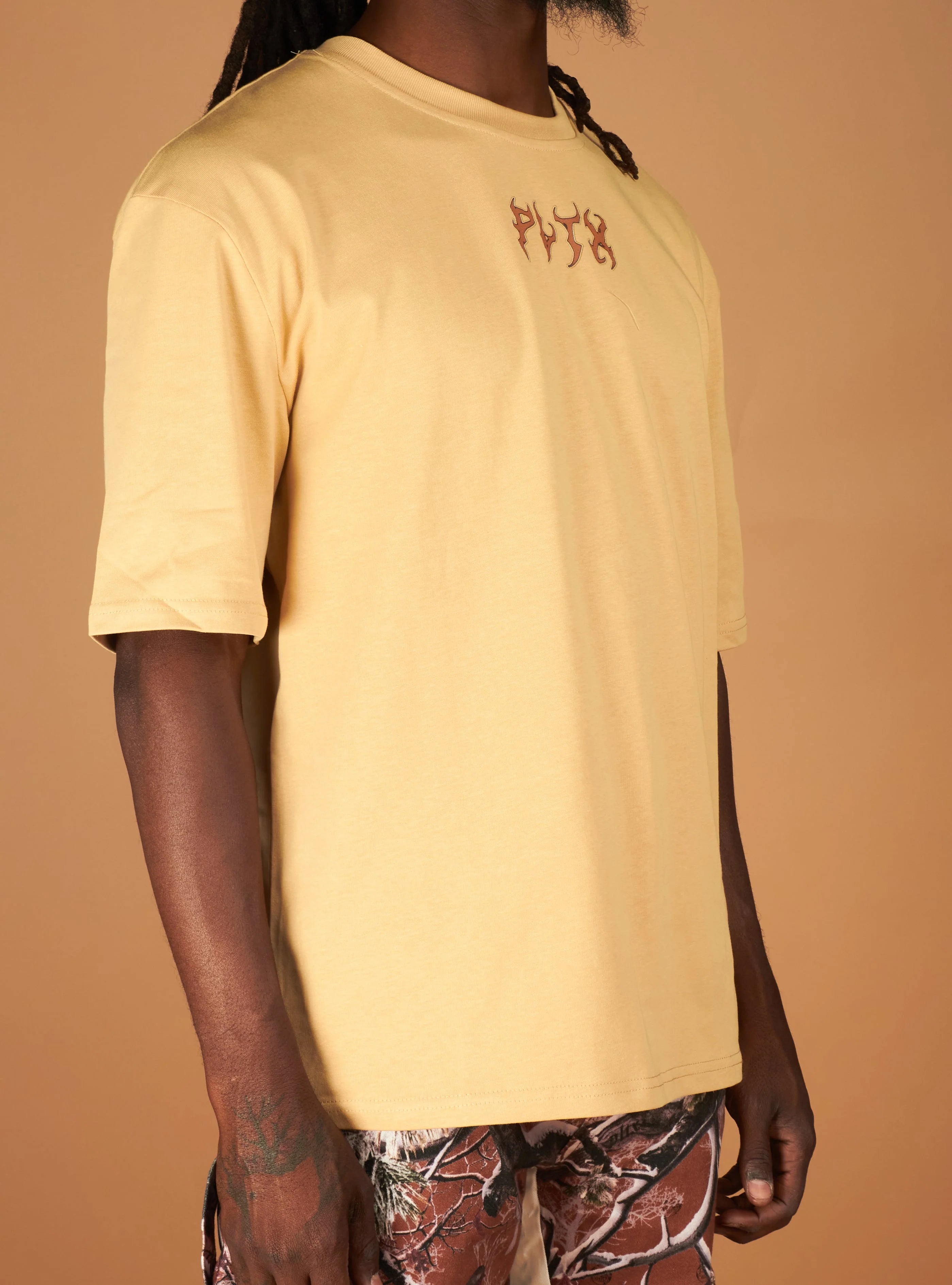 Political Slogan T-Shirt - Khaki Color - Premium Cotton Tee for Campaigns, Protests & Casual Wear