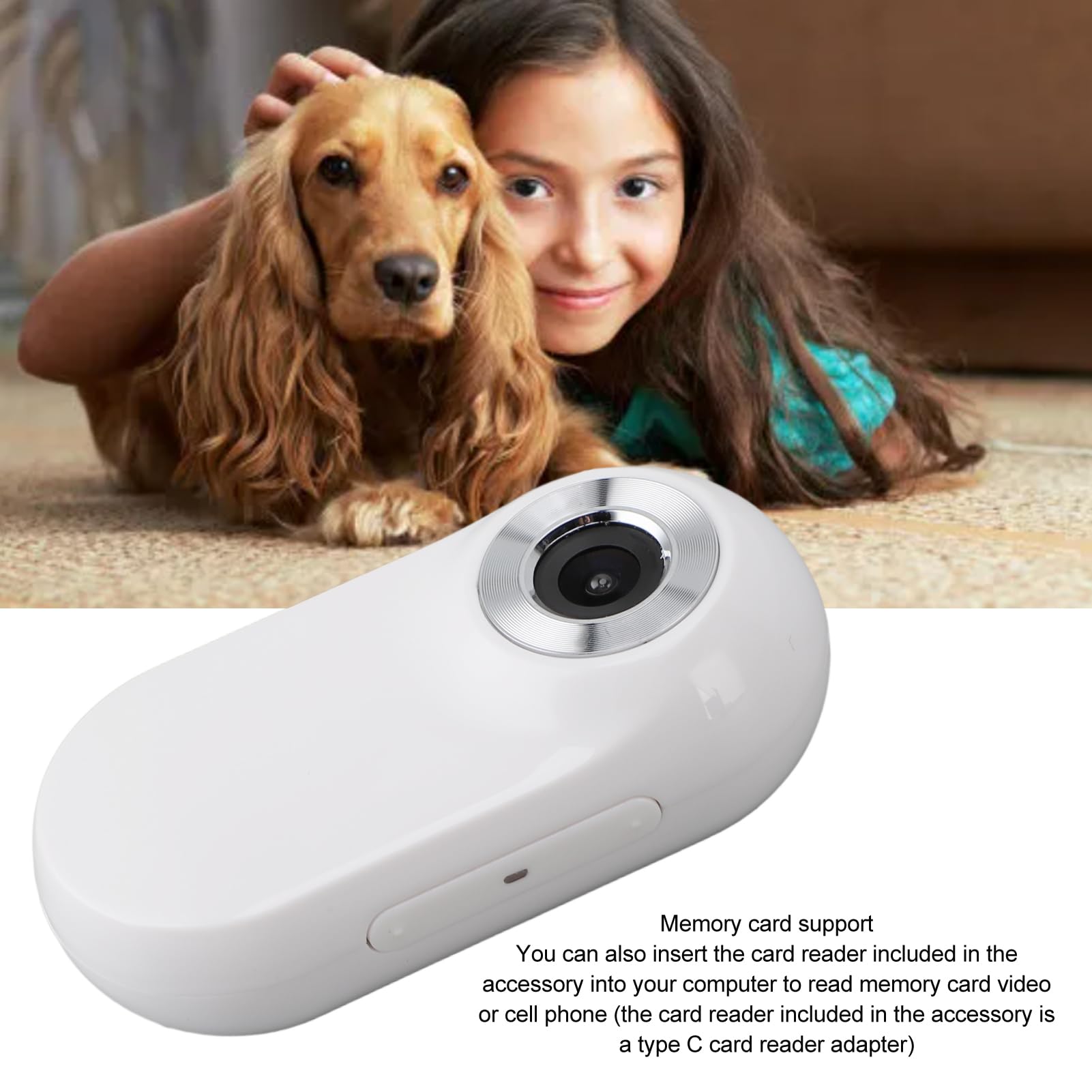 HD Pet Collar Camera 1080P for Dogs & Cats - Indoor/Outdoor Adventures