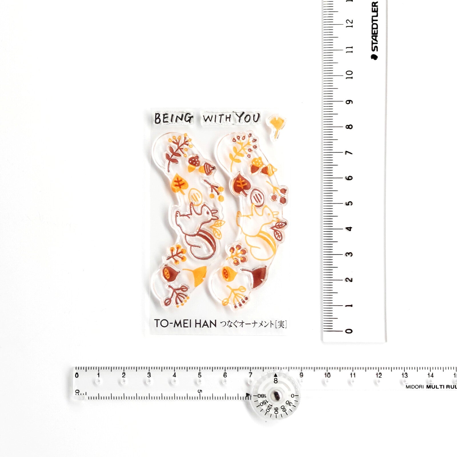 TO MEI HAN Clear Stamps for Scrapbooking - Chinese Character Connecting Ornaments Stamps for DIY Crafts, Card Making, and Journaling