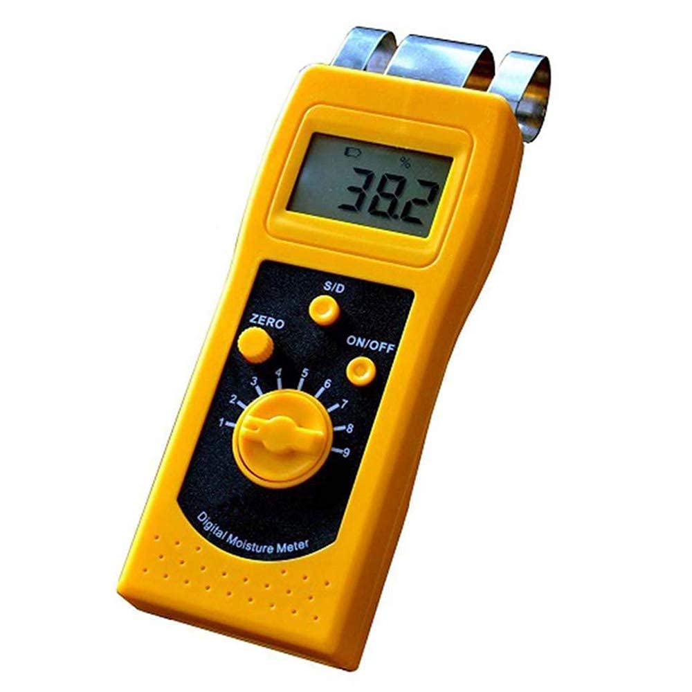 Professional Digital Concrete Moisture Meter - Accurate Wall, Tile, Floor, Gypsum, Marble, Cement & Brick Moisture Tester (0-50% Range) - Perfect for Construction, Renovation & Home Inspection Projects