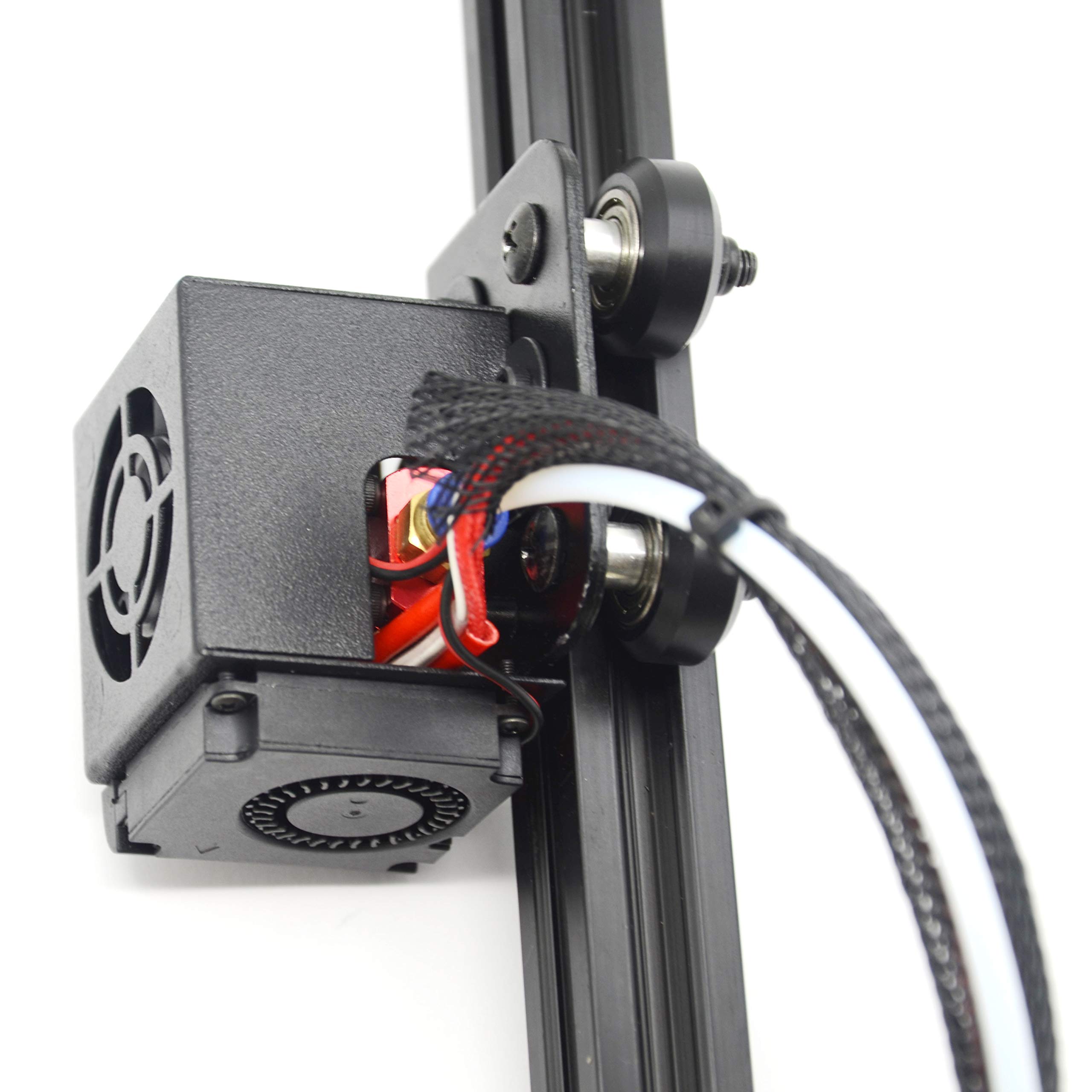 High-Quality Extruder Back Support Plate with 3pcs 2020V POM Pulley for 3D Printer - Perfect for Ender 3, CR-10 & DIY 3D Printing Projects