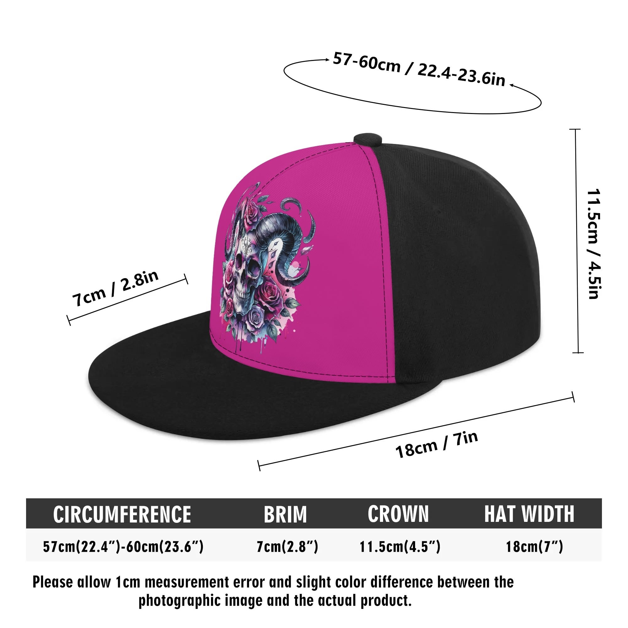 Gothic Skull Print Baseball Cap - Stylish Casual Hat for Men & Women | Perfect for Halloween, Cosplay, and Everyday Streetwear
