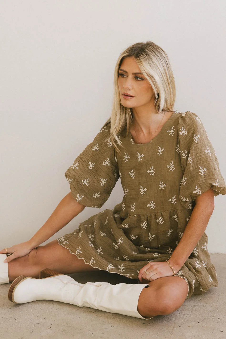 Marco Embroidered Mini Dress - Floral Summer Party Dress for Women | Perfect for Beach Vacations, Date Nights & Cocktail Parties | Final Sale